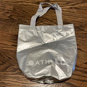 Athleta Silver Tote